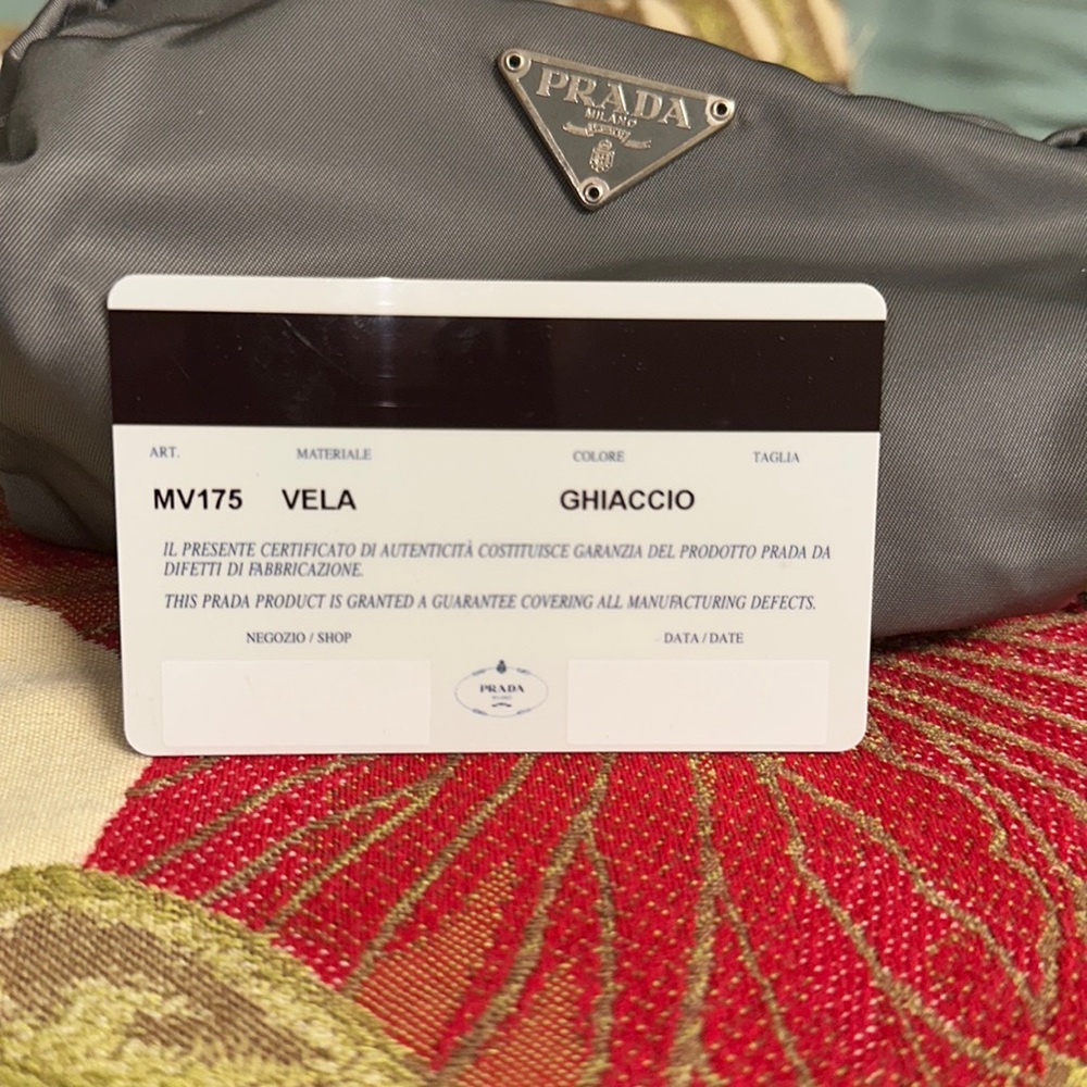 Prada Vela Mv175 With Authentication Certificate - image 7
